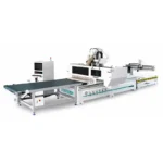 2100×2800 mm Dual-Machine CNC Router Line with Barcode Loading & Unloading System